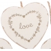 'Love, Live, Laugh' Hanging Hearts