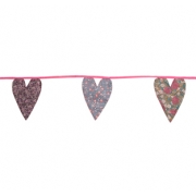 Vintage Floral Heart Bunting