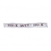 Vintage 'Home sweet Home' draught excluder