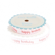 Red 'Happy Birthday' Ribbon