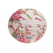 Cream Floral Fabric Lampshade