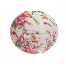 Cream Floral Fabric Lampshade